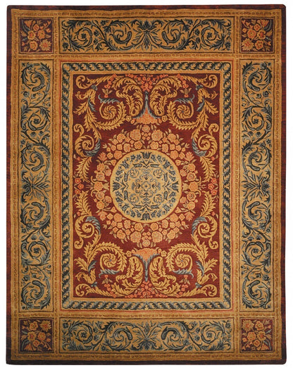 Safavieh Empire em421a Burgundy / Gold Area Rug