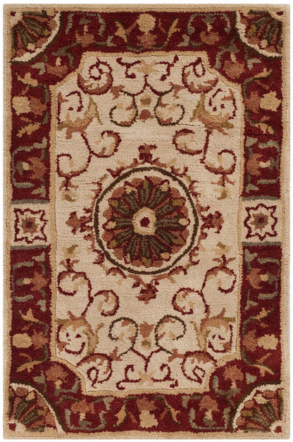 Safavieh Empire Em459A Ivory / Red Area Rug