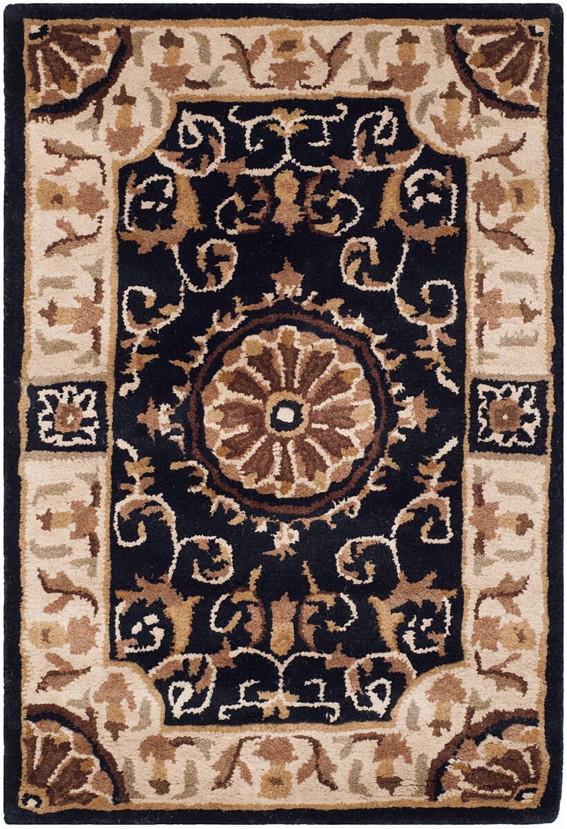 Safavieh Empire Em459D Black / Ivory Area Rug