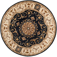 Safavieh Empire Em459D Black / Ivory Area Rug