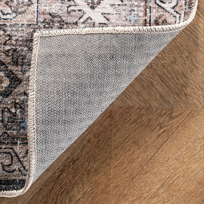 AreaRugs.com Wavaj Nwa1042C Peach Area Rug