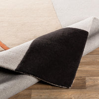 Surya Emma Emm-2300 Burnt Orange, Mustard, Khaki, Black Area Rug