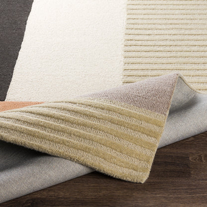 Surya Emma Emm-2304 Khaki, Taupe, Charcoal, Camel Area Rug