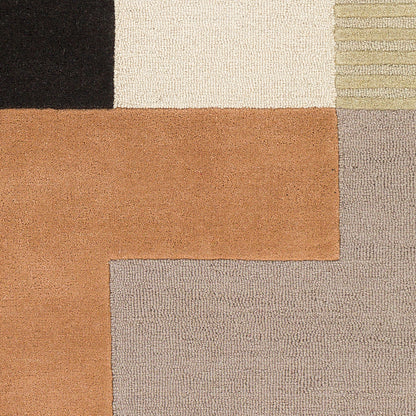 Surya Emma Emm-2304 Khaki, Taupe, Charcoal, Camel Area Rug