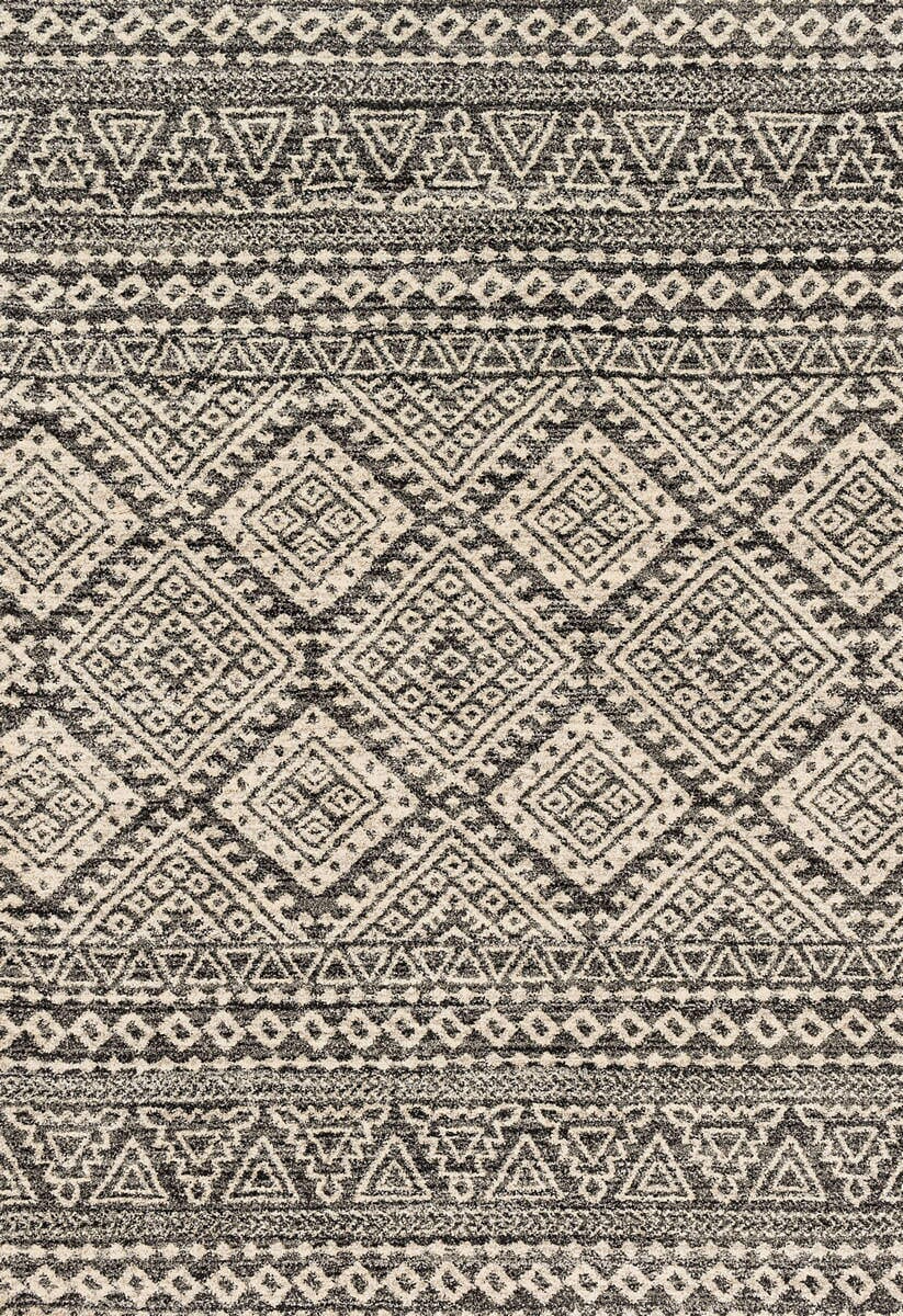 Loloi Emory Eb-08 Graphite / Ivory Southwestern Area Rug