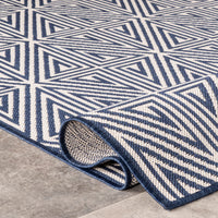 Nuloom Harvey Trellis Nha1777D Navy Area Rug