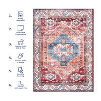 AreaRugs.com Wavaj Nwa1043A Rust Area Rug