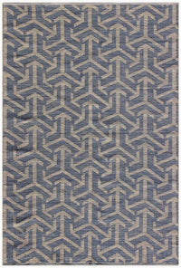 Chandra Enaya Ena-51800 Blue / Beige Geometric Area Rug