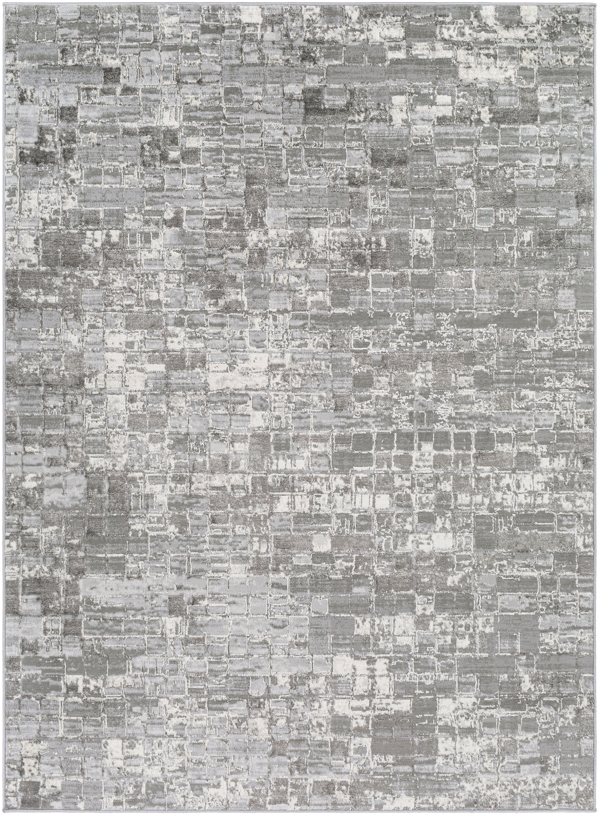 Surya Enfield Enf-2300 Charcoal, Medium Gray, Light Gray, Cream Rugs.