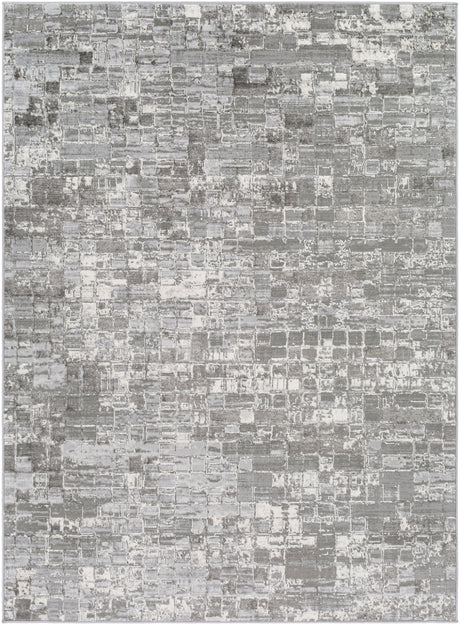 Surya Enfield Enf-2300 Charcoal, Medium Gray, Light Gray, Cream Rugs.
