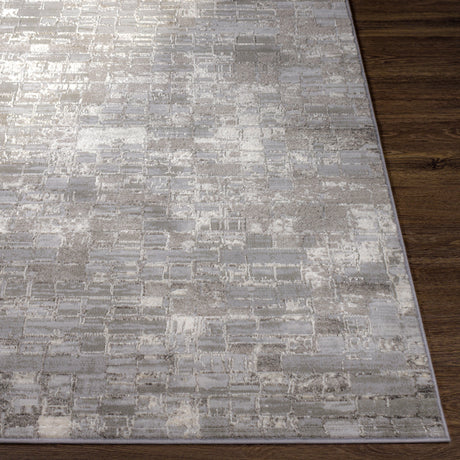 Surya Enfield Enf-2300 Charcoal, Medium Gray, Light Gray, Cream Rugs.