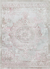 Surya Enfield Enf-2321 Pale Pink, Rose, Tan, Beige Rugs.