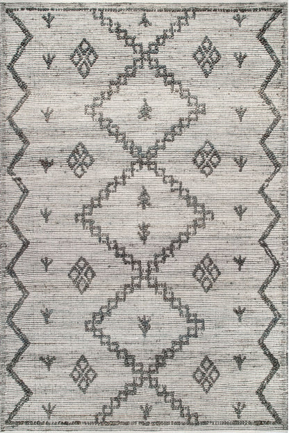 Nuloom Julianne Moroccan Nju3307B Light Gray Area Rug