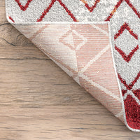 AreaRugs.com Wavaj Nwa1270B Red Area Rug