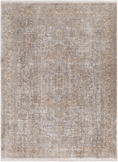 Surya Eclipse Epe-2300 Light Gray, Medium Gray, Black, Oatmeal Area Rug