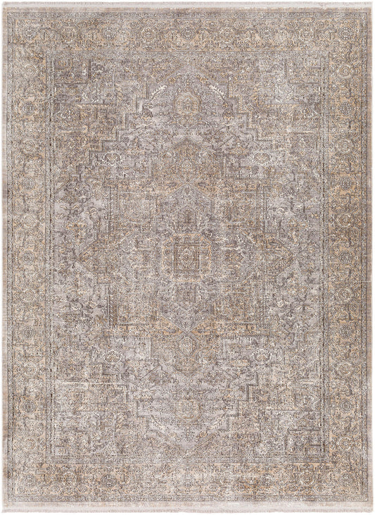 Surya Eclipse Epe-2300 Light Gray, Medium Gray, Black, Oatmeal Area Rug