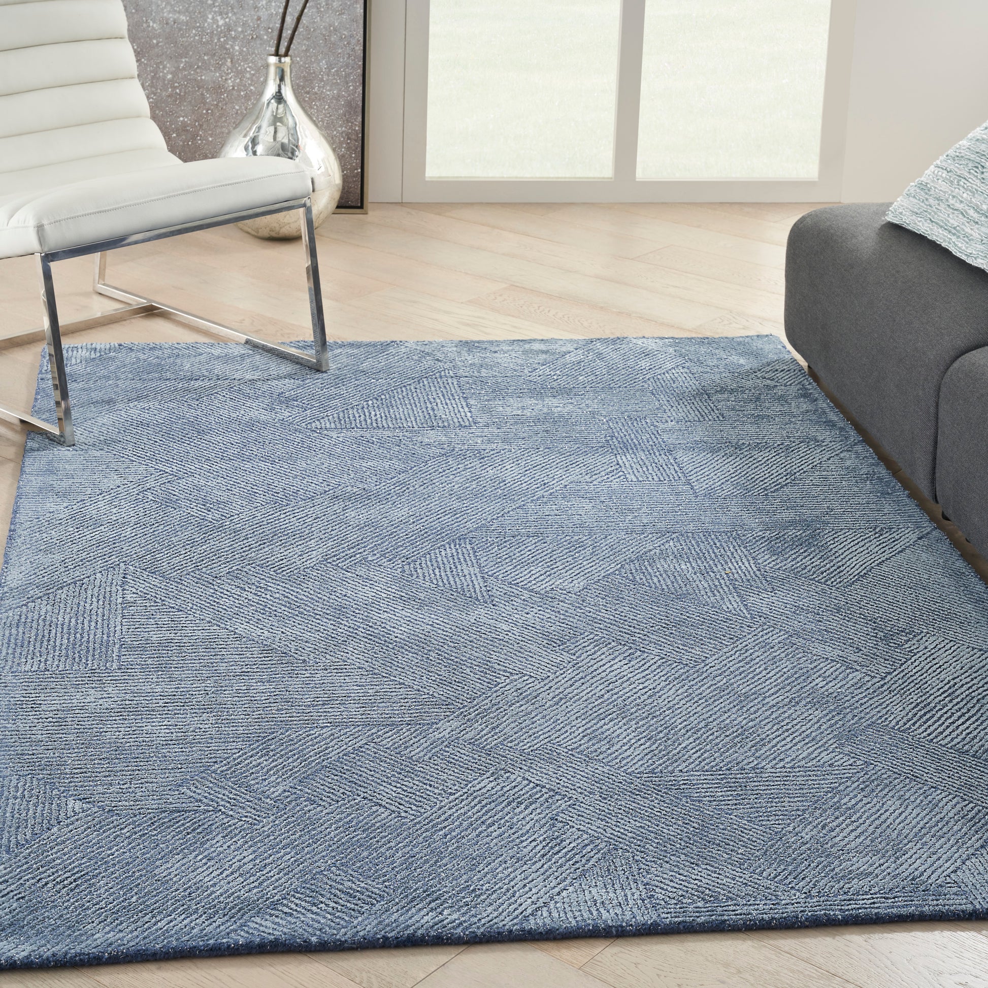 Nourison Michael Amini Ma30 Star Smr01 Blue Area Rug