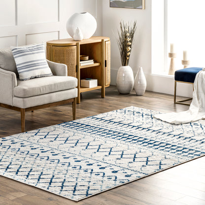 Nuloom Moroccan Blythe Nmo3123G Light Blue Area Rug