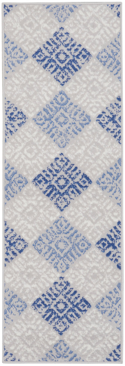 Nourison Whimsicle Whs18 Grey Blue Area Rug