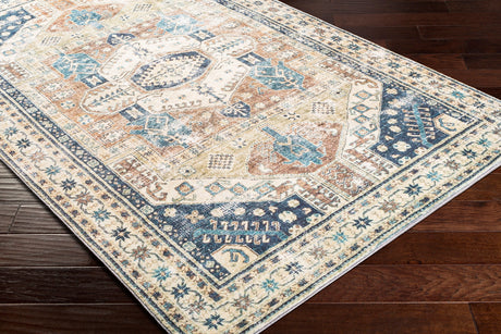 Surya Erin Ern-2303 Moss, Olive, Navy, Beige Rugs.