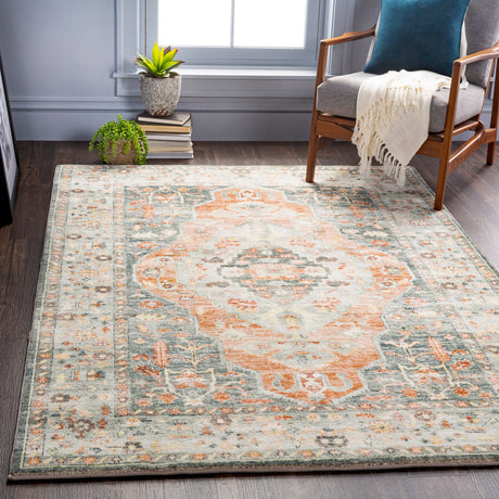 Surya Erin Ern-2306 Cream, Medium Gray, Butter, Sage Rugs.