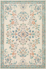 Surya Erin Ern-2307 Cream, Burnt Orange, Denim, Sage Rugs.