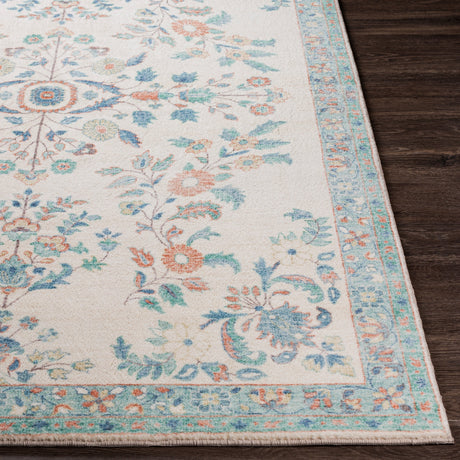 Surya Erin Ern-2307 Cream, Burnt Orange, Denim, Sage Rugs.