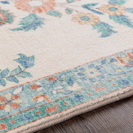 Surya Erin Ern-2307 Cream, Burnt Orange, Denim, Sage Rugs.