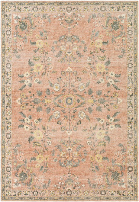 Surya Erin Ern-2308 Cream, Pale Pink, Butter, Sage Rugs.