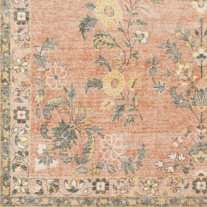 Surya Erin Ern-2308 Cream, Pale Pink, Butter, Sage Area Rug