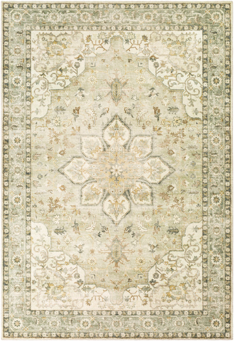 Surya Erin Ern-2310 Cream, Sage, Medium Gray, Tan Rugs.