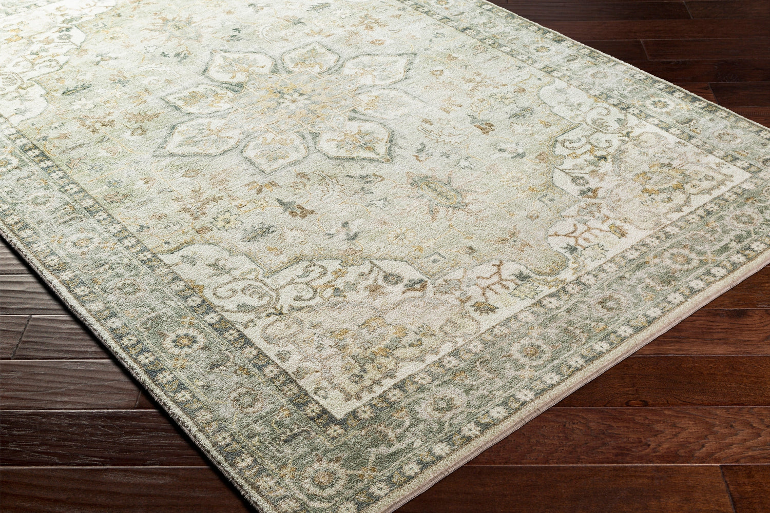 Surya Erin Ern-2310 Cream, Sage, Medium Gray, Tan Rugs.