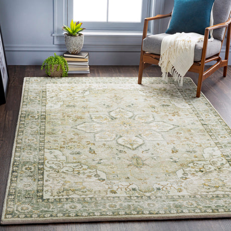 Surya Erin Ern-2310 Cream, Sage, Medium Gray, Tan Rugs.