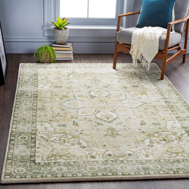 Surya Erin Ern-2310 Cream, Sage, Medium Gray, Tan Rugs.