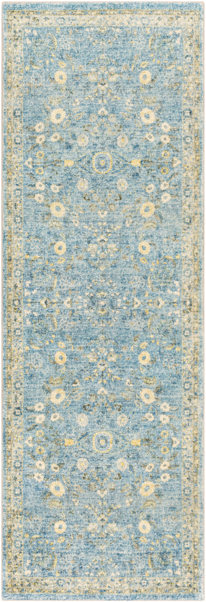 Surya Erin Ern-2311 Denim, Sky Blue, Cream, Butter Area Rug