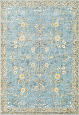 Surya Erin Ern-2311 Denim, Sky Blue, Cream, Butter Rugs.