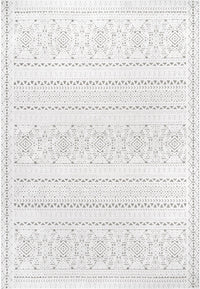 Nuloom Valerie Textured Tribal Nva3547A Gray Area Rug