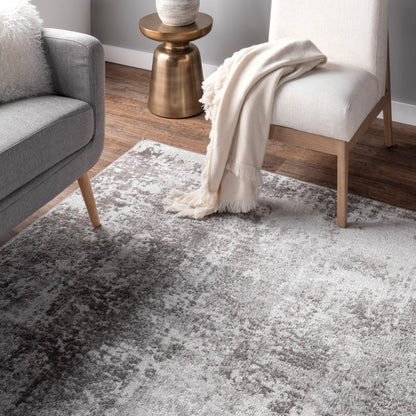 Nuloom Jade Faded Nja2444A Light Gray Area Rug