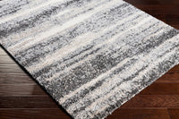 Surya Eskimo Shag Esg-2303 Charcoal, Cream, Light Gray Area Rug