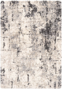 Surya Eskimo Shag Esg-2304 Light Gray, Beige, Cream, Charcoal Area Rug