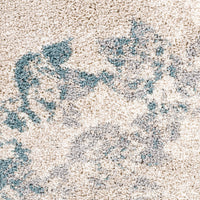 Surya Eskimo Shag Esg-2309 Aqua, Beige, Light Gray, Cream Area Rug