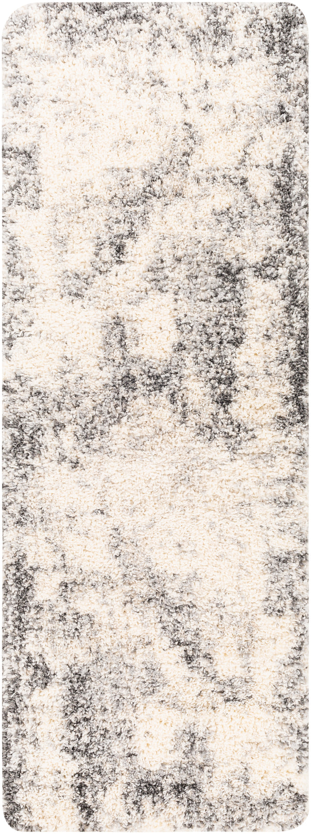 Surya Eskimo Shag Esg-2311 Charcoal, Cream, Light Gray, Taupe Rugs.