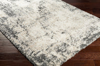 Surya Eskimo Shag Esg-2311 Charcoal, Cream, Light Gray, Taupe Area Rug