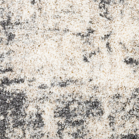 Surya Eskimo Shag Esg-2311 Charcoal, Cream, Light Gray, Taupe Rugs.