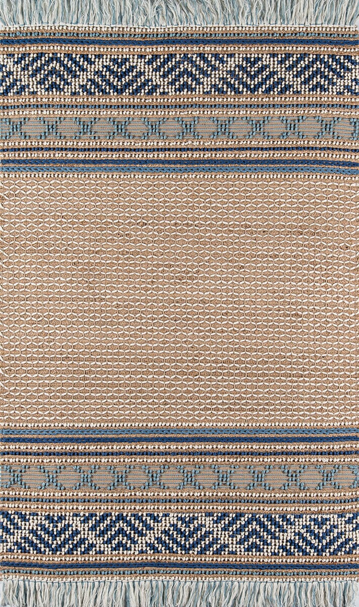 Momeni Esme Esm-4 Blue Southwestern Area Rug