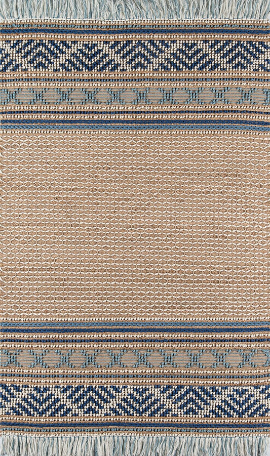 Momeni Esme Esm-4 Blue Southwestern Area Rug