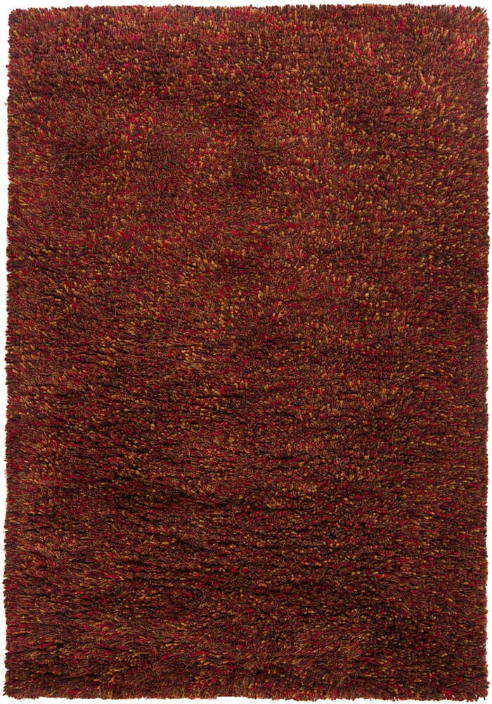 Chandra Estilo est18503 Red Shag Area Rug