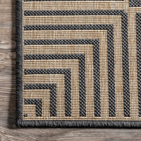 Nuloom Asha Simple Border Nas1767A Dark Gray Area Rug