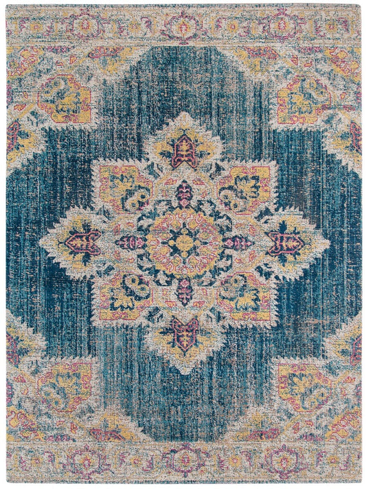 Amer Eternal Ete-22 Turquoise Blue Area Rug