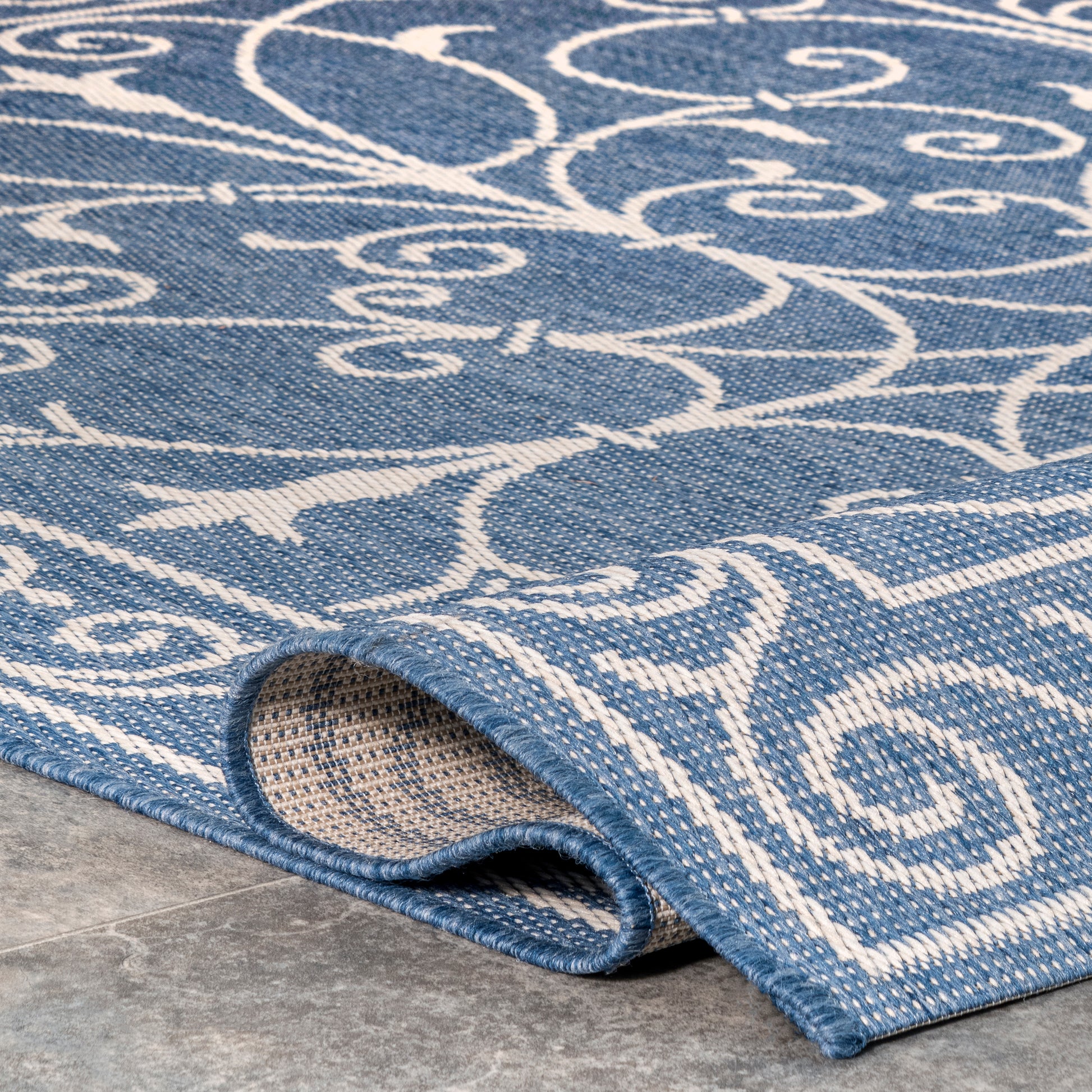 Nuloom Kathleen Nka2852B Blue Area Rug